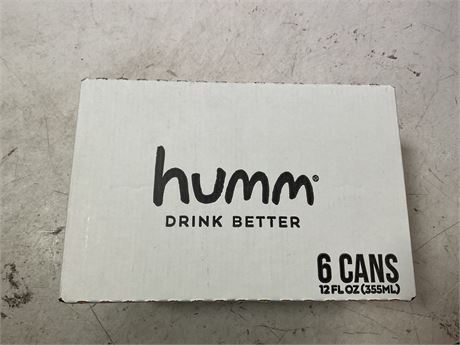 Humm Probiotic Kombucha Zero Sugar Peach Seltzer  No Refrigeration Needed, Keto