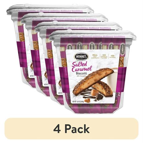 (4 pack) Nonni's Food Company Salted Caramel Italian Cookies