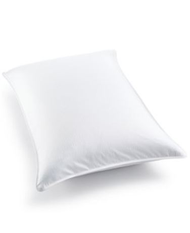 Charter Club White Down Firm Density Pillow, Standard/Queen, Exclusively at