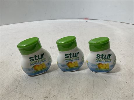 Stur, Orange Mango, Natural Liquid Water Enhancer (3/bottle, Makes 60 drinks)