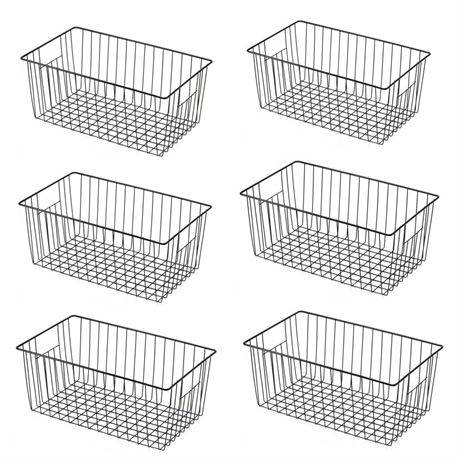 Upright Freezer Organizer Bins， Freezer Baskets for 16, 17, 21 cu.ft Standup