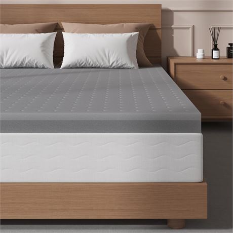 Sleepmax Extra Firm Mattress Topper Full Size 2 Inch - Firm Memory Foam