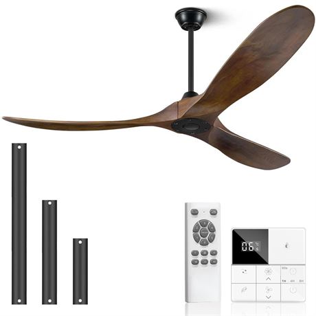 Ceiling Fan without Lights 72 Inch Large Ceiling Fan, Outdoor Ceiling Fan No