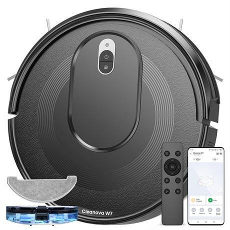 W7 Robot Vacuum and Mop Combo, 2 in 1 Mopping Robotic Vacuum Cleaner with