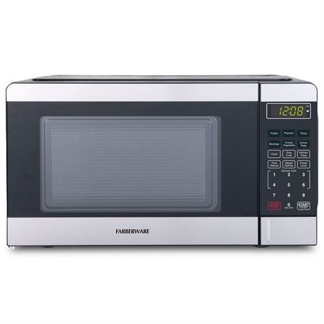 Farberware 0.7 cu ft Microwave Oven, 700W Compact Microwave Oven with Smart