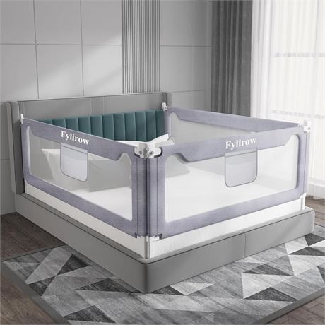 Fylirow Bed Rails for Toddlers, Upgraded Infants Safety Bed Guardrail Designed