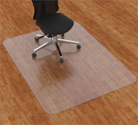 Amyracel Office Chair Mat for Hardwood Floor, 36” x 48” Clear Desk Chair Mat