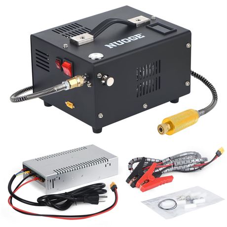 Pcp Air Compressor 4500Psi 30Mpa Powered by Car 12V Dc or Home 110V Ac