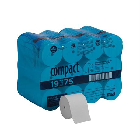 Georgia-Pacific Compact Coreless 2-Ply Recycled Toilet Paper by GP PRO