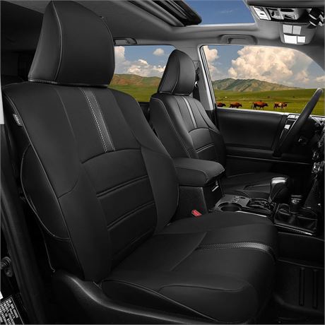 PTYYDS Seat Covers Compatible with 2011-2024 Toyota 4Runner Seat Covers 1st&2nd