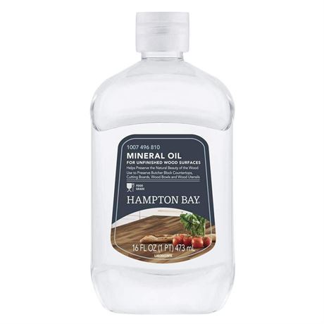 16 Oz. Clear Mineral Oil for Butcher Block and Cutting Boards