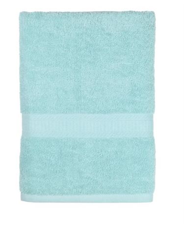 Mainstays Solid Bath Towel, Clearly Aqua