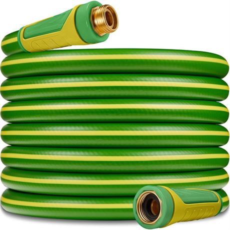 Garden Hose 50 ft x 5/8",Hose Reel Connecting Hoses,Leader Hose -2024 Upgraded