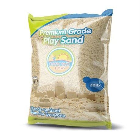 Classic Sand & Play Sand for Sandbox  Table  Therapy and Outdoor Use - 20 Lbs