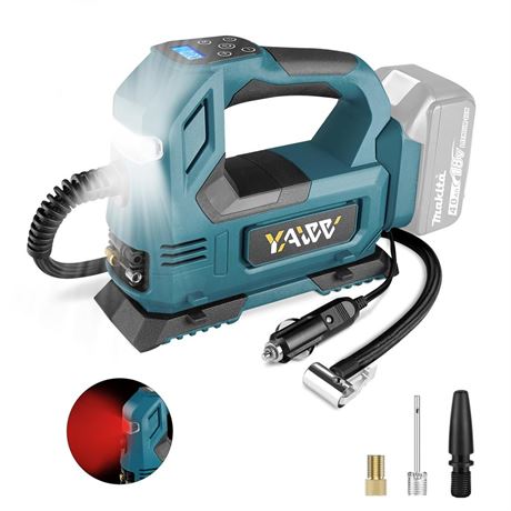 Cordless Tire Inflator Air Compressor for Makita 18V Battery, 160PSI Portable