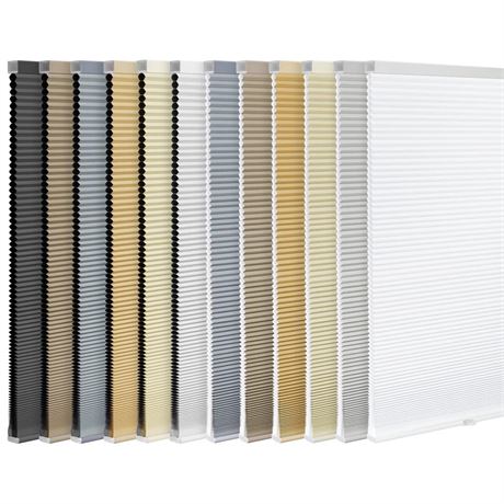 LazBlinds Cordless Cellular Shades, Light Filtering Honeycomb Shade Pleated