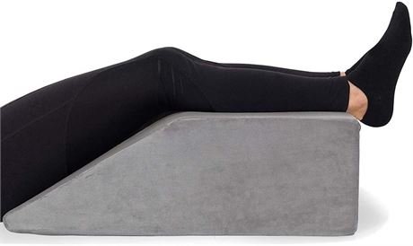 Leg Elevation Pillow - Memory Foam Leg Elevating Pillow | Leg Rest Wedge - Leg