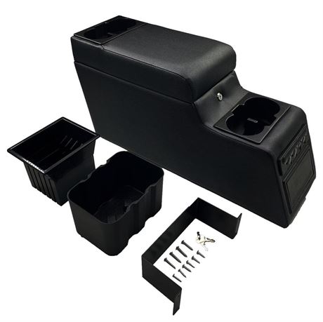 31515 Deluxe Locking Center Console Compatible for Jeep CJ-5 1976-1983, CJ-7