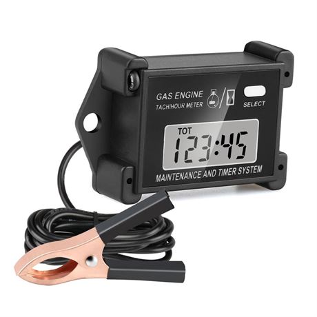 Linkstyle Digital Tachometer, Small Engines Tachometer Tach Gauge, Small Engine