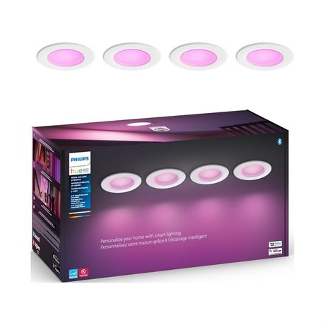 Philips Hue White and Color Ambiance 5-6" High Lumen Recessed Downlight