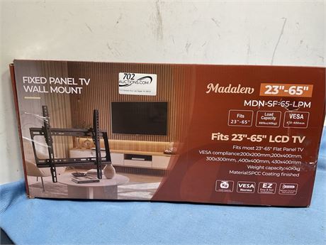 Madalyn Slim Fix 23-65” LCD TV Fixed Panel TV Wall Mount MDN-SF-65-LPM
