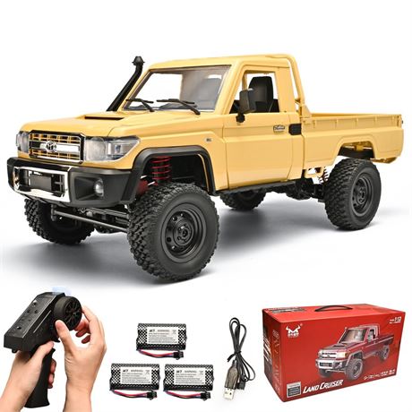 RZAPE RC Rock Crawler 1/12 RC Crawler Off Road RC Truck 4x4 with 2.4GHz Remote