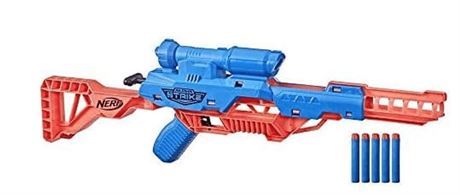 Nerf Alpha Strike Mantis LR-1 Dart Blaster with Targeting Scope and 5 Official