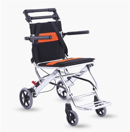 Ultra-Lightweight Wheelchair/Folding Portable Aluminum Alloy Travel