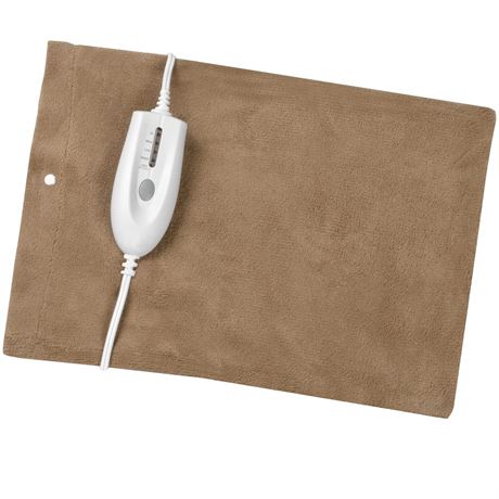 HealthWise Deluxe 12” x 15” Heating Pad with Moist & Dry Heat | Four-Heat