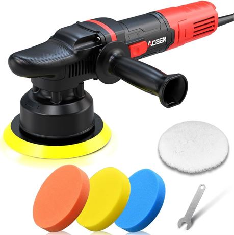 OFFSITE AOBEN Car Buffer Polisher,6 inch Dual Action Polisher,Random Buffer