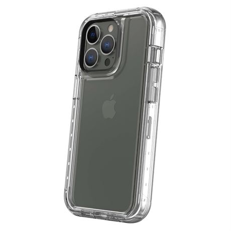 onn Rugged Phone Case with Holster for iPhone 13 Pro Max / iPhone 12 Pro Max -