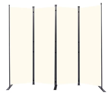 Room Divider 6FT Portable Room Dividers and Folding Privacy Screens, 88'' W