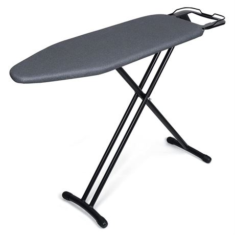 Duwee 12"x36" Ironing Board with Heat Resistant Cover and Thicken Felt Pad,