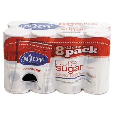N'Joy Sugar, 8 Canisters/Pack (90698)