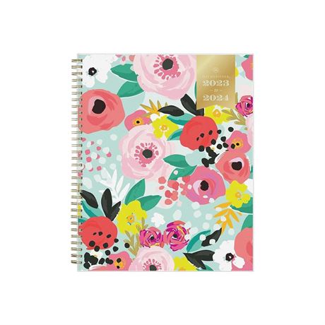 Blue Sky Day Designer for 2023-2024 Academic Year Weekly and Monthly Planner,