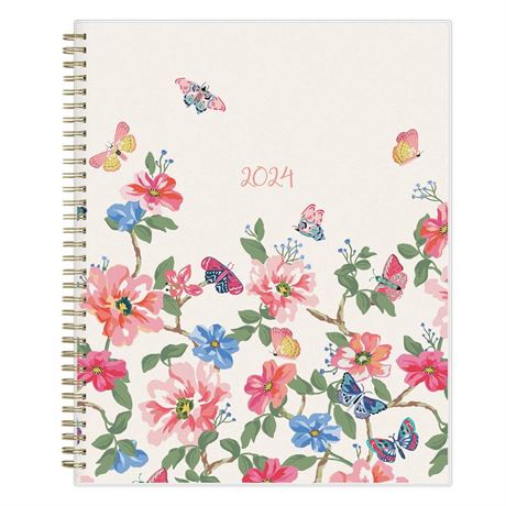Blue Sky 2024 Weekly and Monthly Planner, January - December, 8.5" x 11",