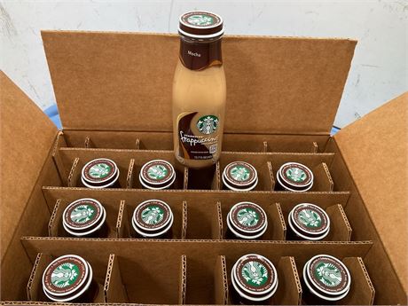 Starbucks Frappuccino Coffee Drink, Mocha, 13.7 fl oz Bottles (12 Pack)