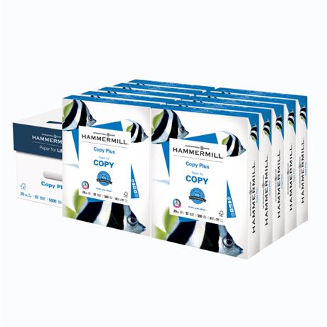 Hammermill Ham105007 Copy Plus Paper 5000 Sheets - All 10 pack