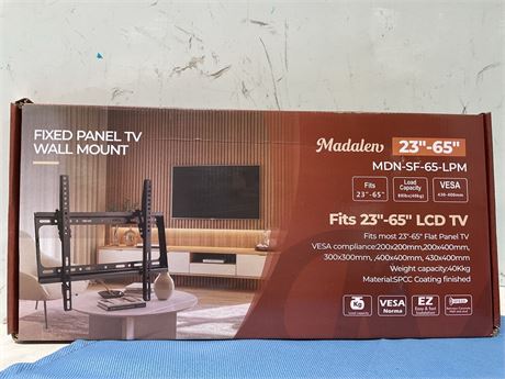 Madalen MDN-SF-65-LPM - FIXED PANEL TV WALL MOUNT 23” - 65”