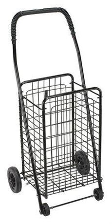 Dmi Folding Shopping Cart,Black,Four Wheeled 640-8213-0200 - All