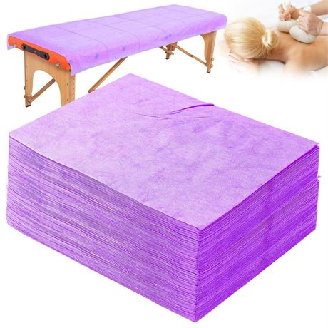 50 Piece 31"X 79" Thick Soft Massage Table Sheet Set Disposable Spa Sheets