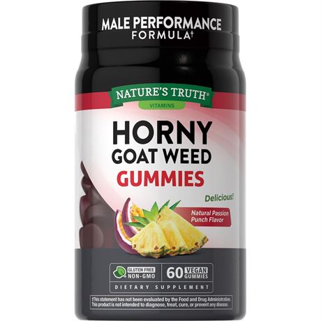 Nature's Truth Horny Goat Weed Gummies, 60 Ct | CVS