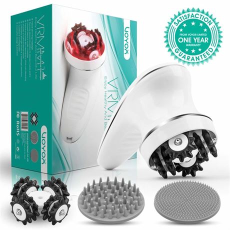 VOYOR Handheld Massager Cordless Deep Tissue Cellulite Massager for Face, Hand,