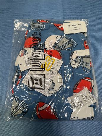 Lularoe LEGGINGS Blue Football Helmet Sports Print Tall Curvy TC NWT NEW ONE