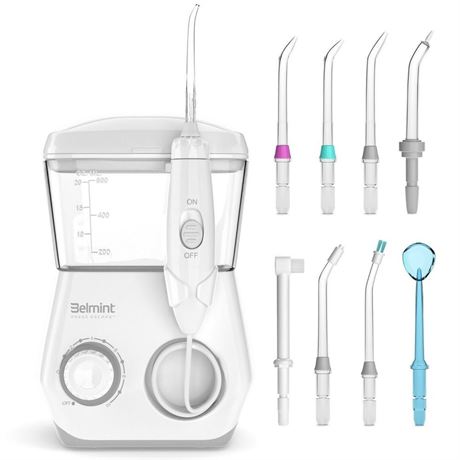 Water Flosser Oral Irrigator with 10 Adjustable Water Jet Pressures  600ml