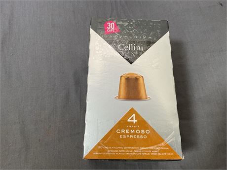 Cellini 30 pods of creosote coffee