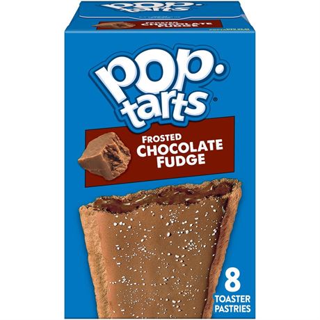 Pop-Tarts Frosted Chocolate Fudge Toaster Pastries, Breakfast Foods,