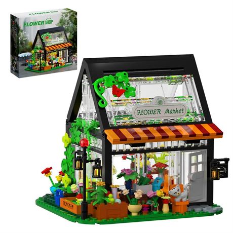 OFFSITE Flower Shop Building Kit Girls for Girls 8-12, Flower House Building