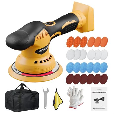 Car Detailing and Polishing Compatible with Dewalt 20V Battery, 5500 RPM