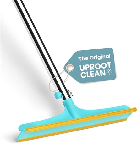 Uproot Cleaner Xtra Pet Hair Removal Broom: Reusable Carpet Rake With